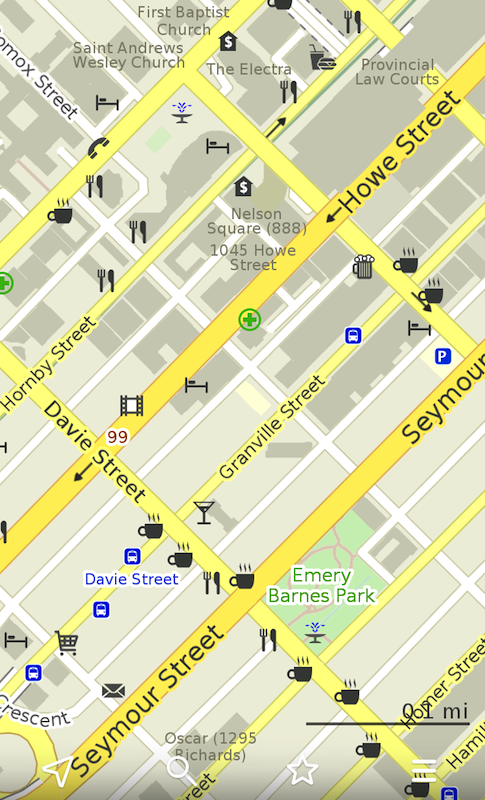 Screenshot of Maps.me